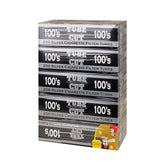 GAMBLER TUBECUT 100MM SILVER | 5CT SLEEVE